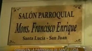 Remodelaron y refaccionaron el SUM de la Parroquia de Santa Lucía