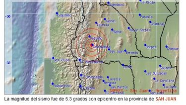 Fuerte sismo sacudió a la provincia