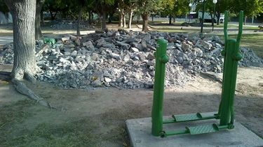 Comenzaron a refaccionar la Plaza de Marquesado