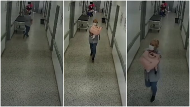 Video: una mujer se hizo pasar por enfermera y se robó un bebé recién nacido