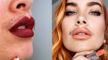 El bigote femenino, una tendencia que crece en el mundo.