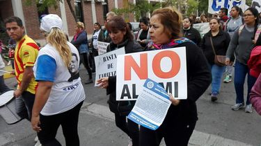 De punta a punta, la larga marcha en San Juan contra el gobierno de Macri
