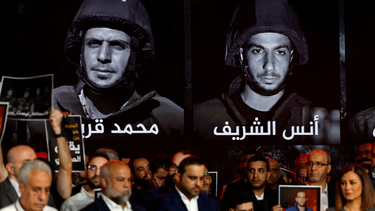 Velaron a los cinco trabajadores de prensa muertos en Gaza, tras un ataque israelí