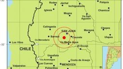 Tembló lindo al final de la tarde en San Juan