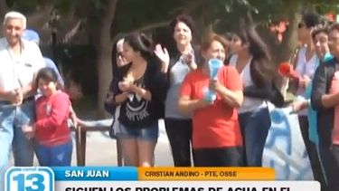 OSSE intervendría en Barrio Andacollo, donde están sin agua