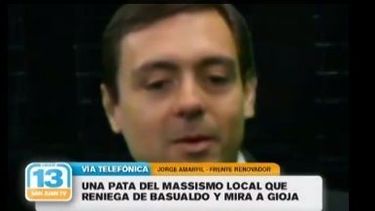 Una pata del massismo local mira a Gioja