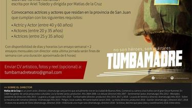 Atención actores: se abrió un casting para obra teatral histórica