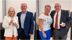 Graciela Noemí Mrad y Cristóbal Sánchez Moraguez, dos de los médicos&nbsp;