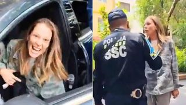 Lady racista: Actriz argentina maltrató a un policía en México y podría ir presa