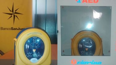 Banco San Juan instaló desfibriladores en sus sucursales