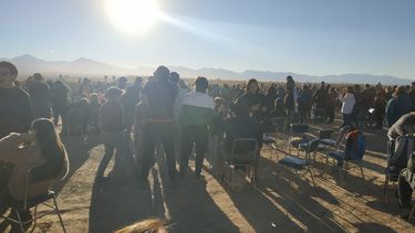 Los sonidos y colores del eclipse en San Juan