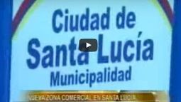 Los vecinos ya cuentan con nueva zona comercial en Santa Lucía