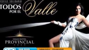 Desfile por los inundados con ex Reinas del Sol