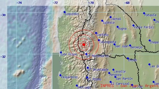 Un sismo de 4,4º sacudió la noche sanjuanina