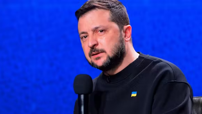 Volodimir Zelenski, presidente de Ucrania.