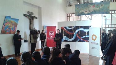 El Centro Cultural Santa Inés recibió la muestra sobre el Túnel de Agua Negra