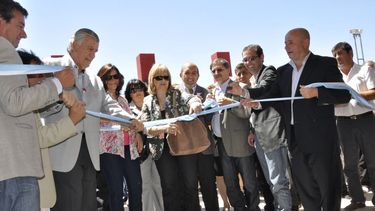 Junto a Gioja inauguraron la Casa de la Historia y la Cultura