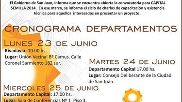 Nuevas capacitaciones del Capital Semilla