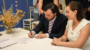 Un 2025 con más casamientos y menos nacimientos en San Juan, según los datos del Registro Civil local.