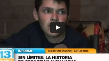 La vida lo puso en una silla de ruedas, él se levantó