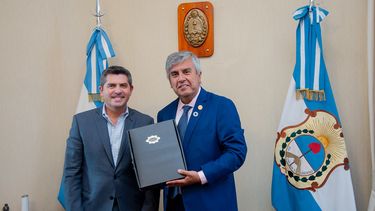 Marcelo Orrego recibió al Alcalde de Vicuña