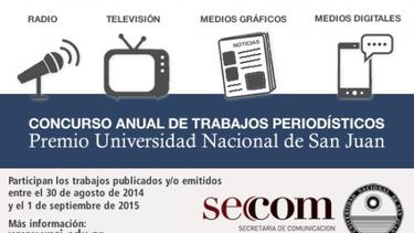 Arranca la presentación de trabajos periodísticos de la UNSJ