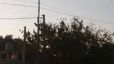 ¿Un OVNI? Una extraña luz apareció en el cielo sanjuanino