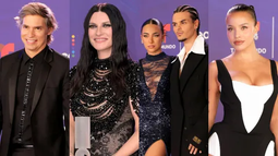 Con una mayor presencia de blancos y negros, así fue la alfombra roja de los Premios Billboard de la Música Latina