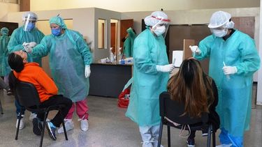 Lucha contra el coronavirus: inédito operativo de testeos en la Feria de Capital