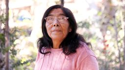 María Zalazar en una de las referentes del pueblo huarpe más destacadas de San Juan (Foto: Destino San Juan).