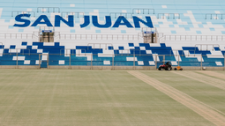 El Estadio del Bicentenario y el Velódromo Chancay son epicentro de importantes obras de cara a la Feria Minera y el partido que jugarán Los Pumas en San Juan. El Estadio del Bicentenario y el Velódromo Chancay son epicentro de importantes obras de cara a la Feria Minera y el partido que jugarán Los Pumas en San Juan.