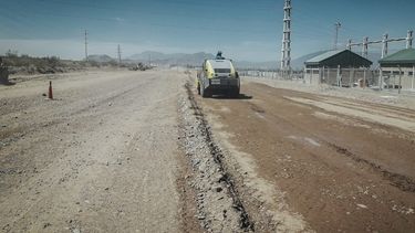 Avanzan en las mejoras de una ruta en Ullum, con amplias bicisendas