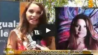 Las candidatas lucieron su belleza en la Peatonal el fin de semana