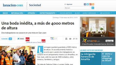 Medios nacionales reflejaron el casamiento en Pascua - Lama