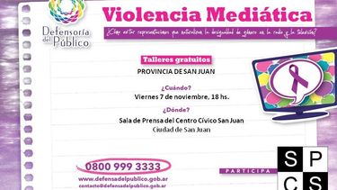 Sumate al taller de Violencia Mediática