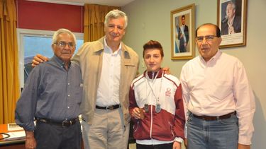 Agustín Vedia, el joven rawsino promesa del judo