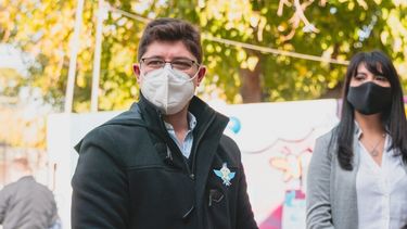 El intendente de Santa Lucía, Juan José Orrego, tiene coronavirus por segunda vez