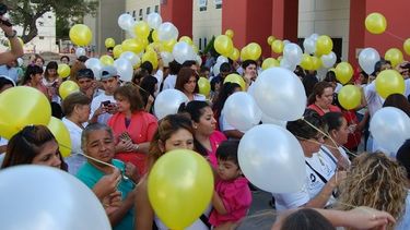 Emocionante suelta de globos en el Día de la lucha contra el Cáncer Infantil