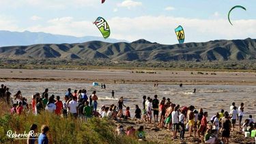 El Kitesurf colmó la capacidad hotelera en Iglesia