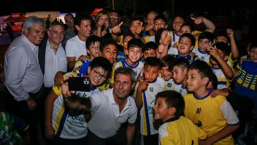 Sergio Uñac estrenó mejoras en un club que conoce de niño y que sucumbió con el terremoto