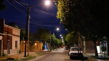 Otro barrio capitalino brilla con sus LED nuevas