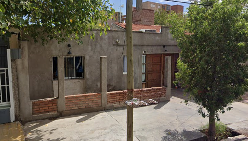 El frente de la casa de Calle Falucho declarada en Catastro