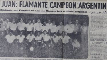 Cuando en San Juan nació el mejor fútbol del país