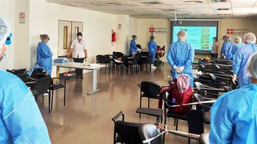 En plena pandemia, 41 profesionales empezaron su residencia en el hospital Rawson