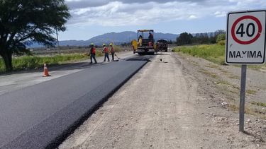 Iniciaron la repavimentación de un tramo clave de la Ruta 150