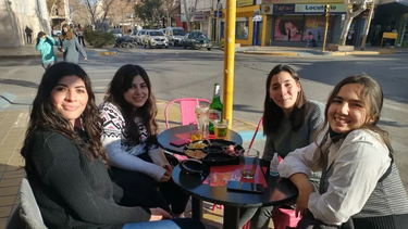 El festejo del Día del Amigo es un clásico en Argentina y en San Juan. En la foto, una salida grupal en 2021, a pesar de los recaudos por la pandemia.