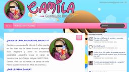 Crean una página web para apoyar a Camila Brusotti