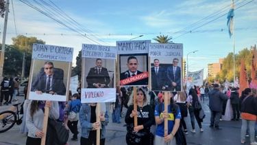 Marcha Ni una menos en San Juan.