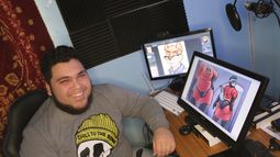 Kobu, el sanjuanino que gana en dólares con sus dibujos de animales eróticos