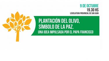 Plantación del olivo, por la paz en la Legislatura